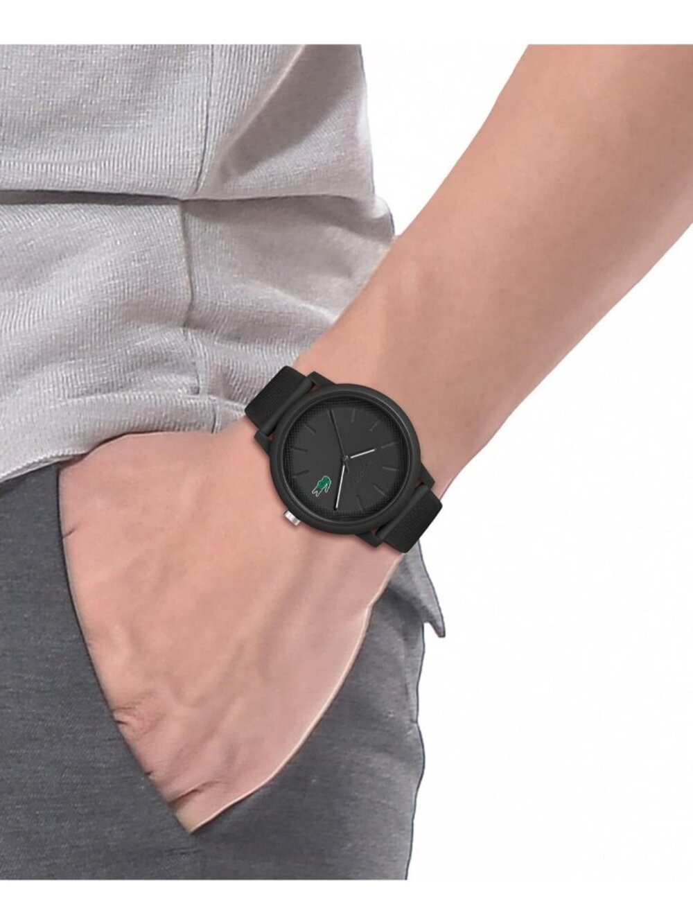 Men's Black Case Quartz Premium Sporty Fashion Timepiece Dress Wrist Watches - Picture 5 of 6